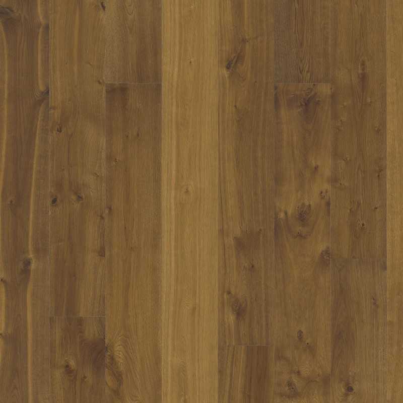 Eg Sevede. 1-stav . Dim. 15 x 187 x 2420 mm. Børstet. Brun Olie