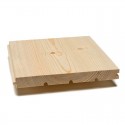 Massiv Fyr Planker. Natur. Skarp. Dim. 30 x 280 mm. Ubehandlet.