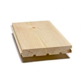 Massiv Fyr Planker. Natur. Skarpkantet. Dim. 40 x 180 mm. Ubehandlet.