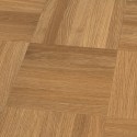 Massiv Eg Mosaikparket. Ruder. Rustikal. 6 fingre. Dim. 8 x 130 x 130 mm. Ubehandlet.