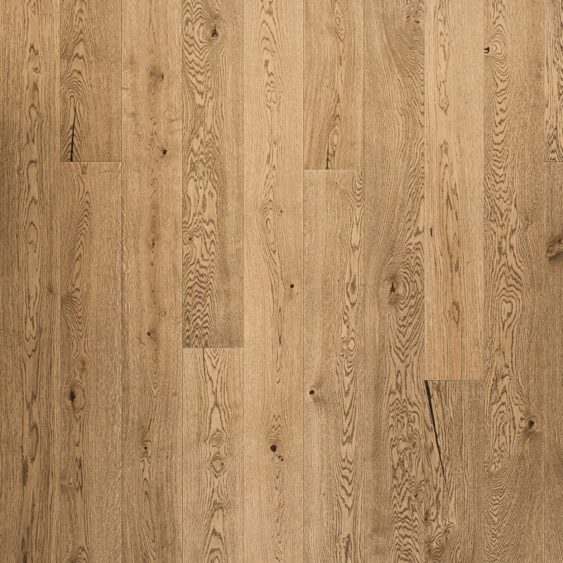 Lamel Eg Planker. Coast. Country. Børstet. Dim. 15 x 185 x 2180 mm. Hårdvoksolie Natur.