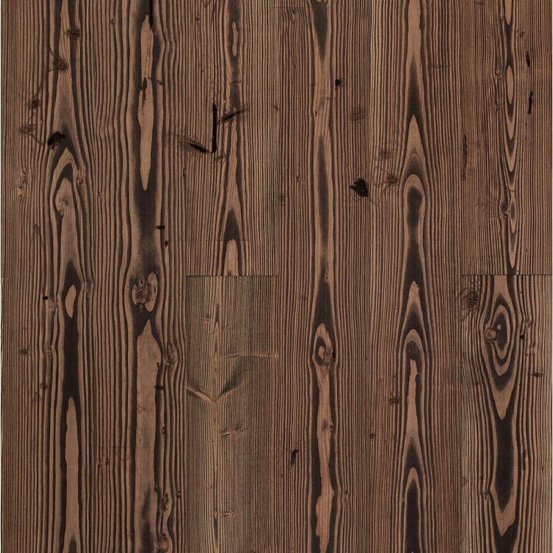 Lamel Douglas Planker. Eben. Vintage. Børstet. Dim. 15 x 230 x 2180 mm. Hårdvoksolie Natur.