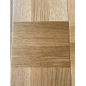 Lamel Eg 3 stav. Hollandsk Mønster. 4 stave på tværs. Dully. Select. Dim. 22 x 200 x 2600 mm. Natur matlak.