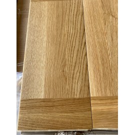 Lamel Eg 3 stav. Hollandsk Mønster. 4 stave på tværs. Dully. Select. Dim. 22 x 200 x 2600 mm. Natur matlak.