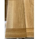 Lamel Eg 3 stav. Hollandsk Mønster. 4 stave på tværs. Dully. Select. Dim. 22 x 200 x 2600 mm. Natur matlak.