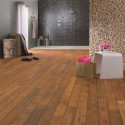 Massiv Teak. Navylam+. Dim. 9 mm x 64 x 300-1200 mm. Naturolieret.