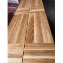 Lamel Eg 3 stav. Hollandsk Mønster. 4 stave på tværs. Nottwil. Select med splint. Dim. 22 x 196 x 2950 mm. Natur matlak.