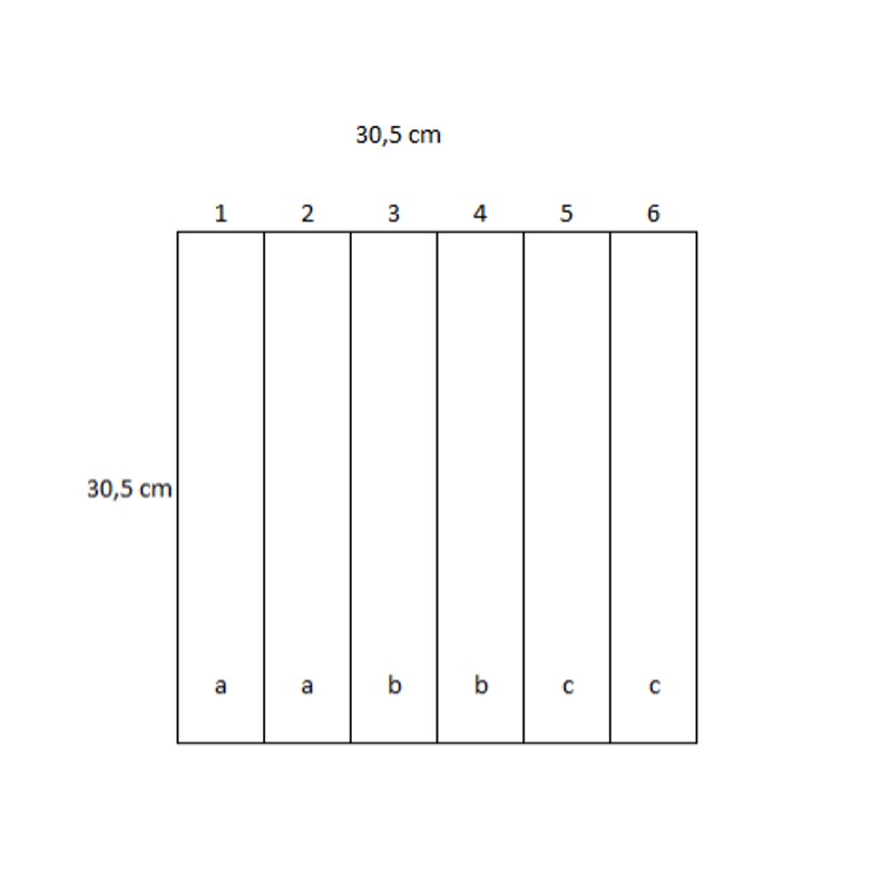 Lamel Eg Kvadrat. Natur/Select. Dim. 15 mm x 305 x 305 mm. Skarpkantet. Ubehandlet.