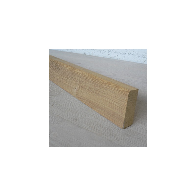 Massiv Fodlister i Dansk Eg. Dim. 20 x 70 mm. Ubehandlet.