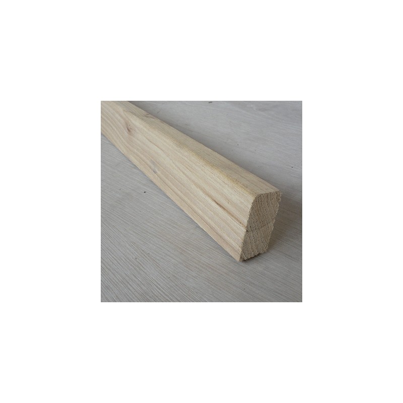 Massiv Fodlister i Dansk Ask. Dim. 20 x 70 mm. Ubehandlet.