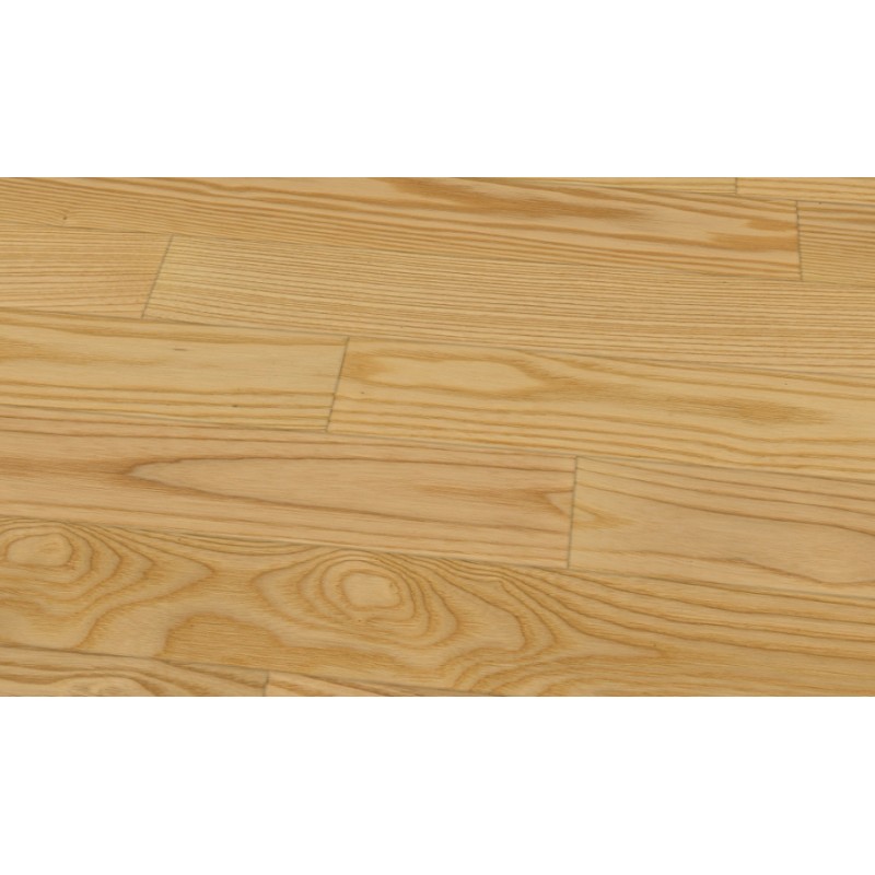 Massiv Ask Sildeben. Natur/Select. Dim. 10 mm x 70 x 500 mm. Børstet. Faset. Naturolie.