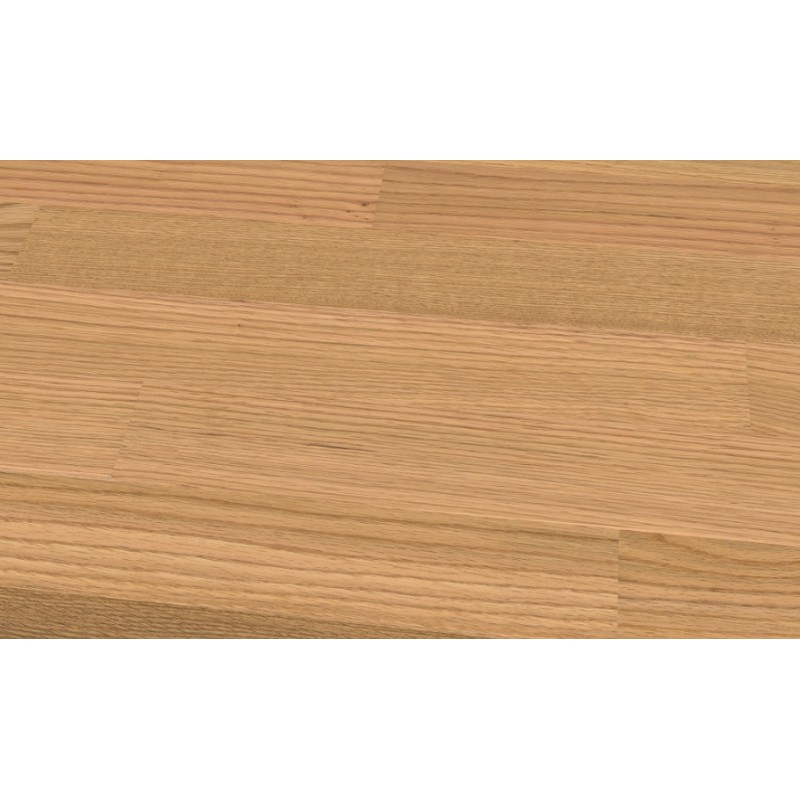 Massiv Rød Eg Sildeben. Natur/Select. Dim. 10 mm x 70 x 500 mm. Faset. Naturolie.