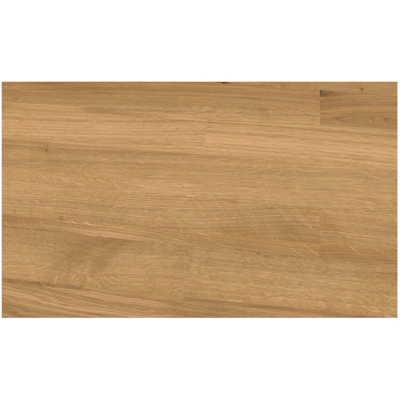 Massiv Eg Sildeben. Naturell. Dim. 22 mm x 70 x 500 mm. Faset. Naturolie.