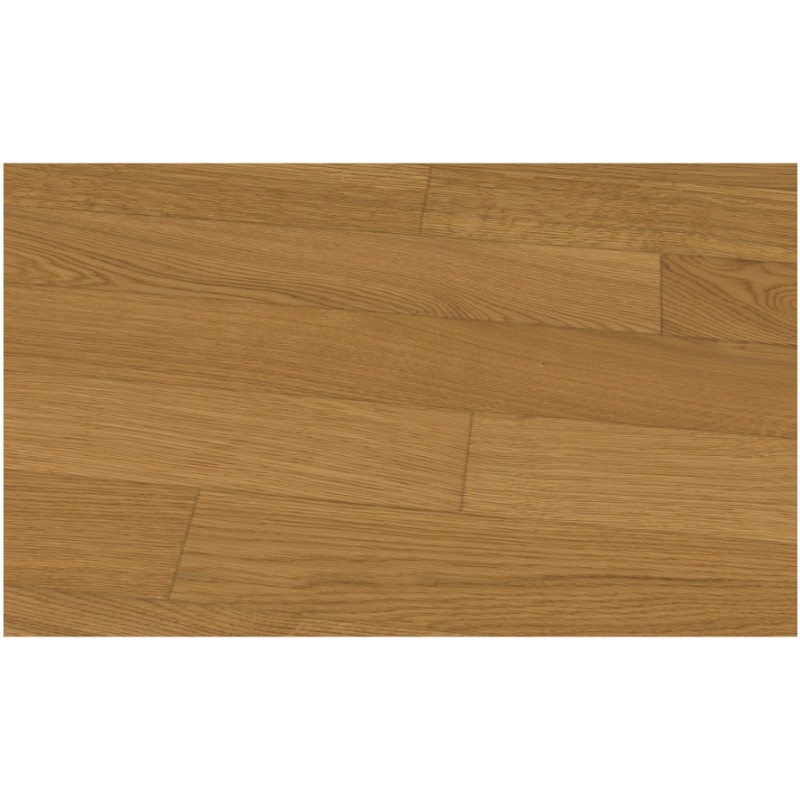 Massiv Eg Sildeben. Natur/Select. Dim. 10 mm x 70 x 500 mm. Børstet. Faset. Naturolie.