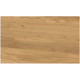 Massiv Eg Sildeben. Rustikal. Dim. 10 mm x 70 x 500 mm. Faset. Naturolie.