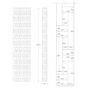 Lamel Eg Fletparket. Marly. Select med splint. Dim. 22 x 177 x 3012 mm. Natur matlak.