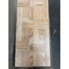 Lamel Ask Fletparket. Sankt Gallen. Natur. Dim. 22 x 175 x 3030 mm. Natur matlak.