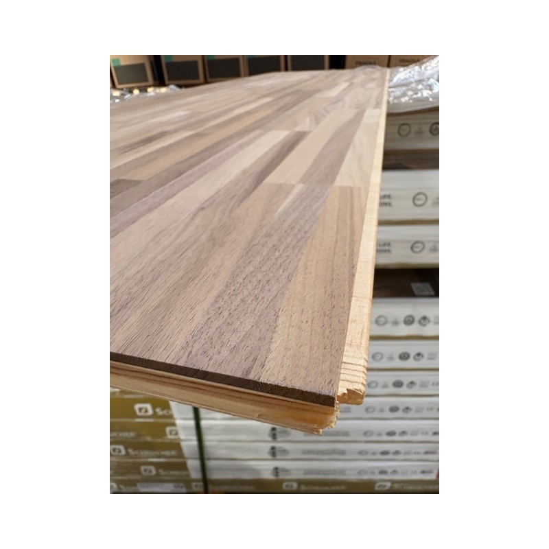 Lamel Valnød 6 stav. Parketbrædder. Staufen. Natur/Select. Skarpkantet. Dim. 22 x 114 x 1554 mm. Ubehandlet.