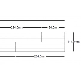 Lamel Valnød 6 stav. Parketbrædder. Staufen. Natur/Select. Skarpkantet. Dim. 22 x 114 x 1554 mm. Ubehandlet.