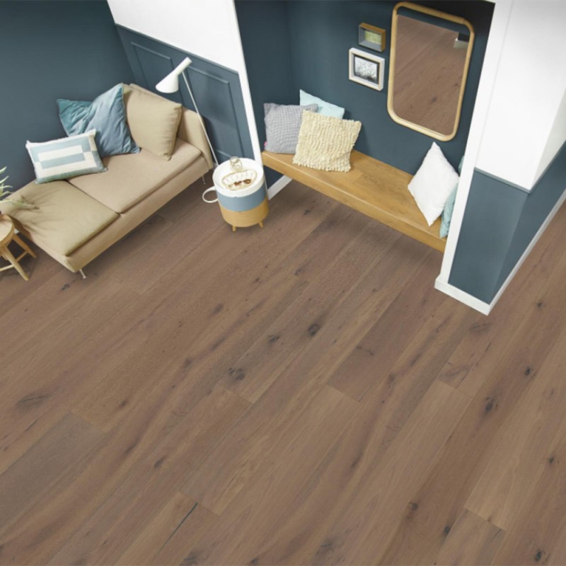 Oak Smart Smoked White Matt Lacquer 1-strip