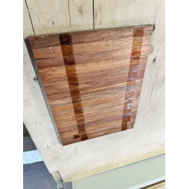 Massiv Merbau Højkantsparket. Industri. Dim. 14 mm x 20 mm x 250 mm. Ubehandlet.