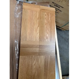 Lamel Eg 3 stav. Hollandsk Mønster. 4 stave på tværs. Dully. Select. Dim. 22 x 200 x 2600 mm. Natur matlak.