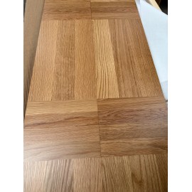Lamel Eg 3 stav. Hollandsk Mønster. 4 stave på tværs. Dully. Select. Dim. 22 x 200 x 2600 mm. Natur matlak.