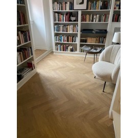 Massiv Eg Sildeben. Natur / Select. Dim. 15 x 70 x 500 mm. Skarpkantet. Ubehandlet.