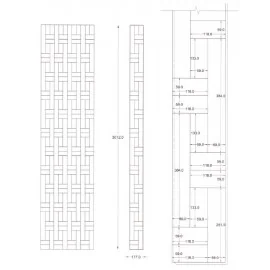 Lamel Eg Fletparket. Nyon. Select. Dim. 15 x 177 x 1500 mm. Natur matlak. Lamel Eg Fletparket. Nyon. Select. Dim. 15 x 177 x 1500 mm. Natur matlak.