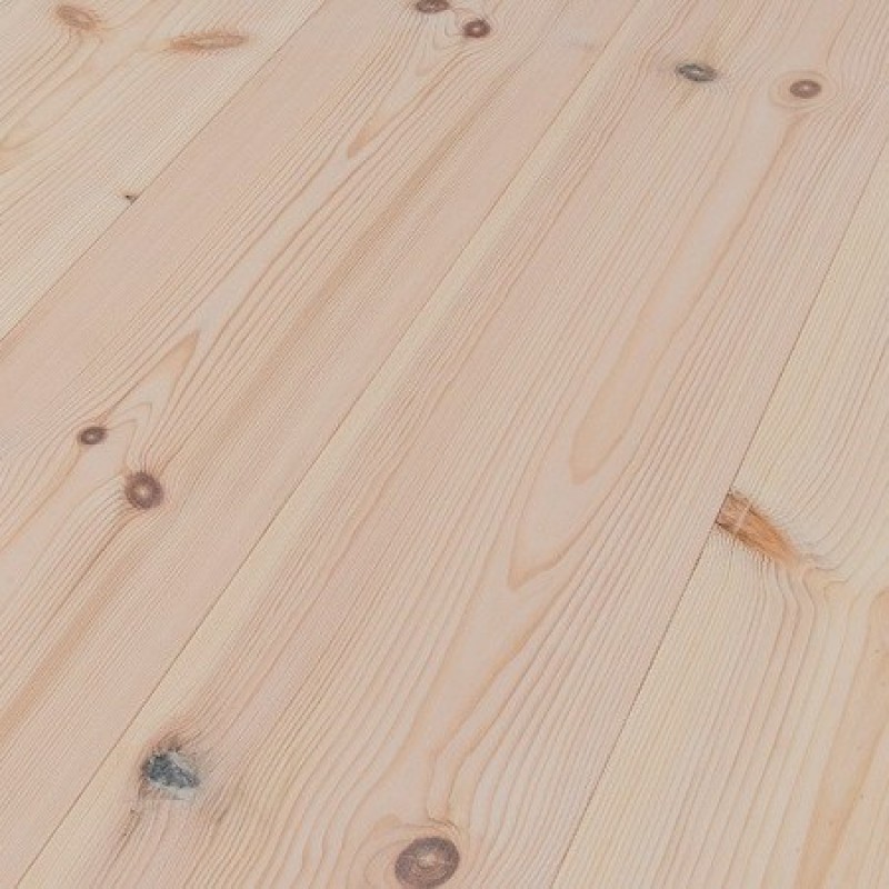 Massiv Fyr Planker. Classic. Dolomit. Dim. 25 x 159 mm. Hårdvoksbehandlet, Hvid.