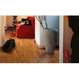 Eg Ember. 3 stav. Mat lak. Børstet. Bronze.
