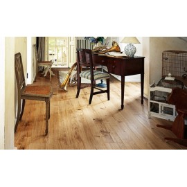 Eg Kronoberg. 1 stav. Naturolie. Håndskrabet. Faset kanter.