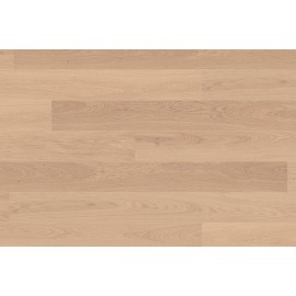 Lamel Eg Plank. Uniform. Kløver. Dim. 14 x 195 x 2390 mm. Hvid olie.