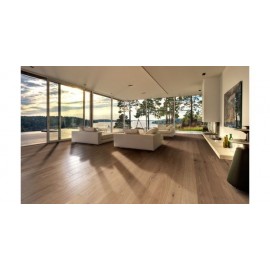 Eg Nouveau White. 1 stav. Mat lak. Børstet. Fasede kanter. Hvid.