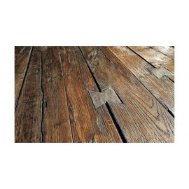 Eg Unico. Naturolie. Røget. Børstet. Håndskrabet. Fasede kanter. Træpropper.