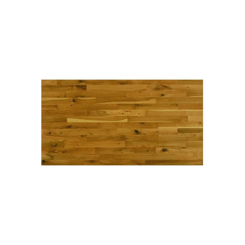 Massiv Eg Parket. Variation. Dim. 14 mm x 129 x 0-1890 mm. Olieret.