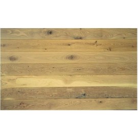 Massiv Eg Nordic Plank. Variation. Dim. 20,5 mm x 140 x 600-2400 mm. Ultramat lakeret.