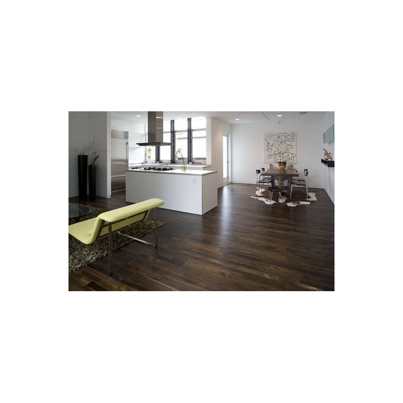 Massiv Moseeg Parket. Harmony. Dim. 22 mm x 129 x 0-1830 mm. Ultramat lakeret.