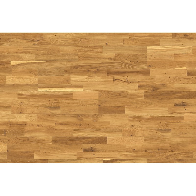 Lamel Eg Parket. Colourful. 3 stav. Ruder. Dim. 14 x 198 x 2390 mm. Mat lak.