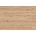 Lamel Eg Plank. Lively. Børstet. Spar. Dim. 14 x 195 x 2390 mm. Hvid mat lak.