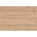Lamel Eg Plank. Knotty. Hjerter. Dim. 14 x 195 x 2390 mm. Hvid olie.