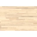 Lamel Bjergahorn Parket. Uniform. Kløver. Dim. 14 x 198 x 2390 mm. Hvid olie.
