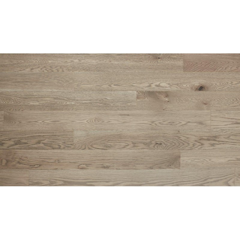 Massiv Eg Plank. Drivtømmergrå. Harmony. Dim. 15 x 129 x 600-2500 mm. Ultramat lakeret.