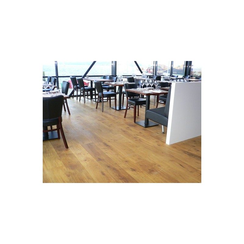 Dansk Eg Planker. Massiv. Natur. Dim. 22 x 260 mm. Ubehandlet.