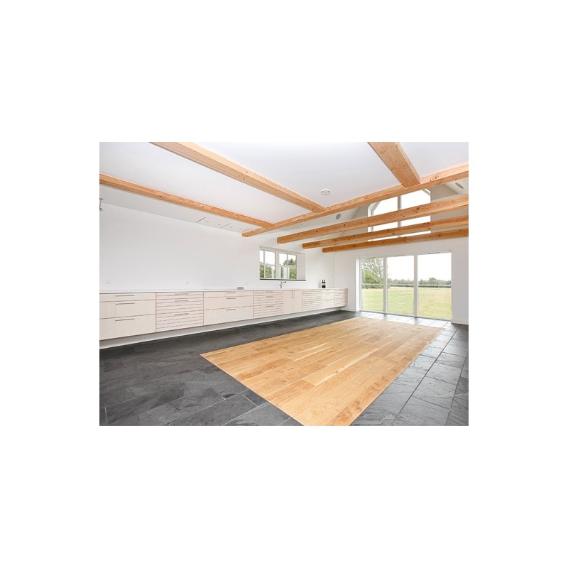 Dansk Eg Planker. Massiv. Natur. Dim. 30 x 210 mm. Ubehandlet.