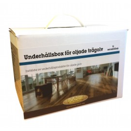 Plejeboks til trægulve med Hvidolie.