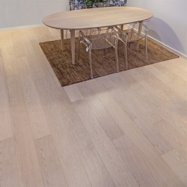 Lamel Eg Planker. Select. Dim. 22 x 185 mm. Hvid matlak.