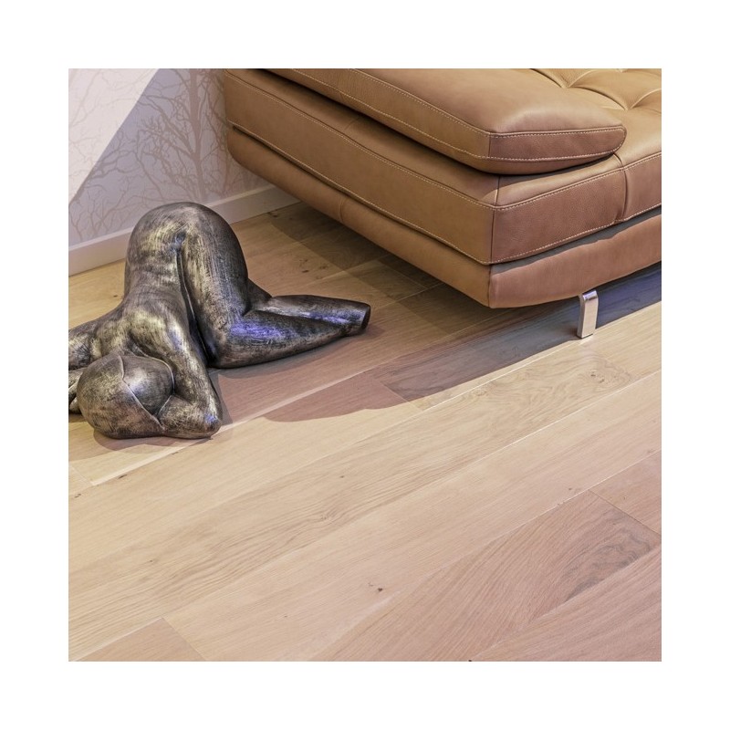 Lamel Eg Planker. Prestige Pacific. Dim. 22 x 235 mm. Hvid matlak.