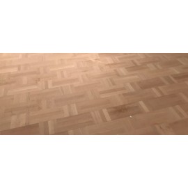Lamel Eg 3 stav. Hollandsk Mønster. 4 stave på tværs. Therwill. Select. Dim. 22 x 167 x 2160 mm. Ubehandlet.