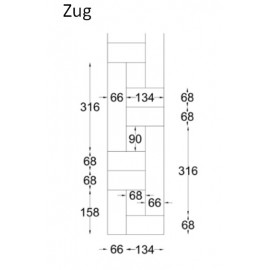 Lamel Eg Fletparket. Zug. Select. Dim. 22 x 200 x 3616 mm. Ubehandlet.